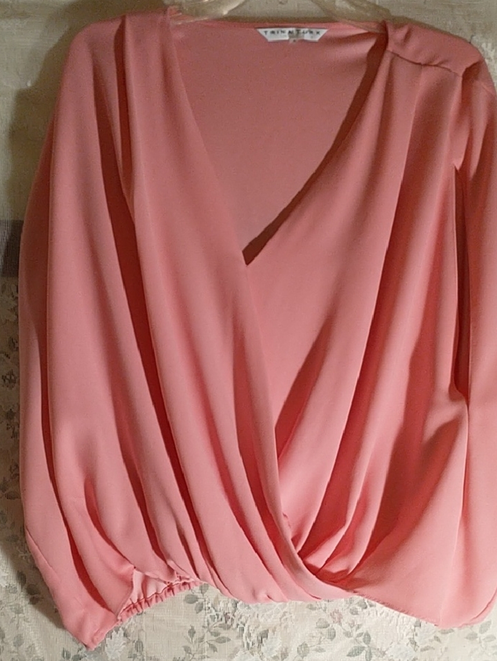 Trina Turk Pink Sleeveless Blouse Sz Lg